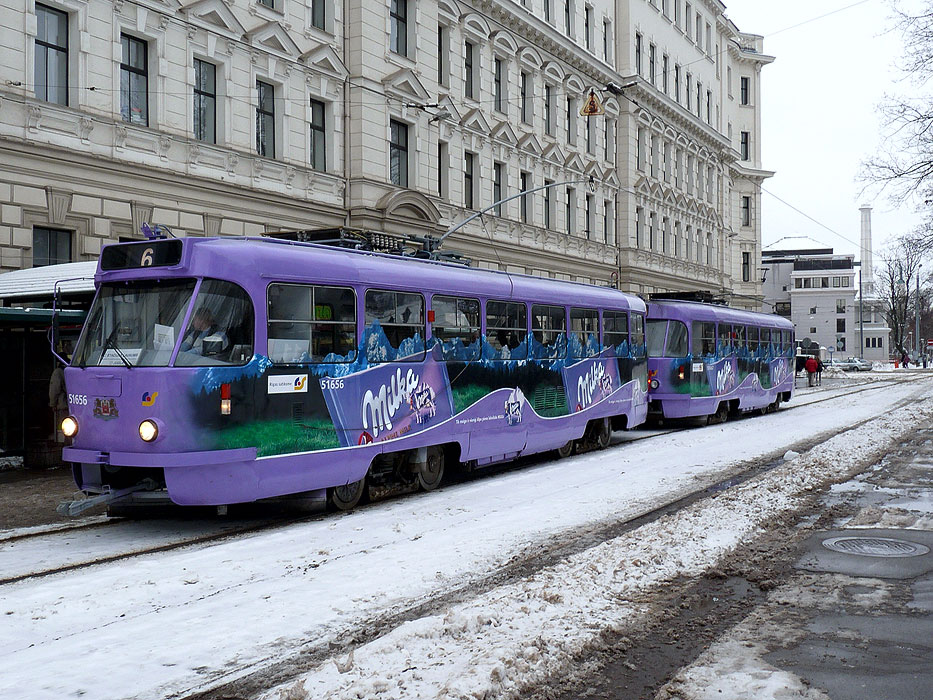 Рига, Tatra T3A № 51656