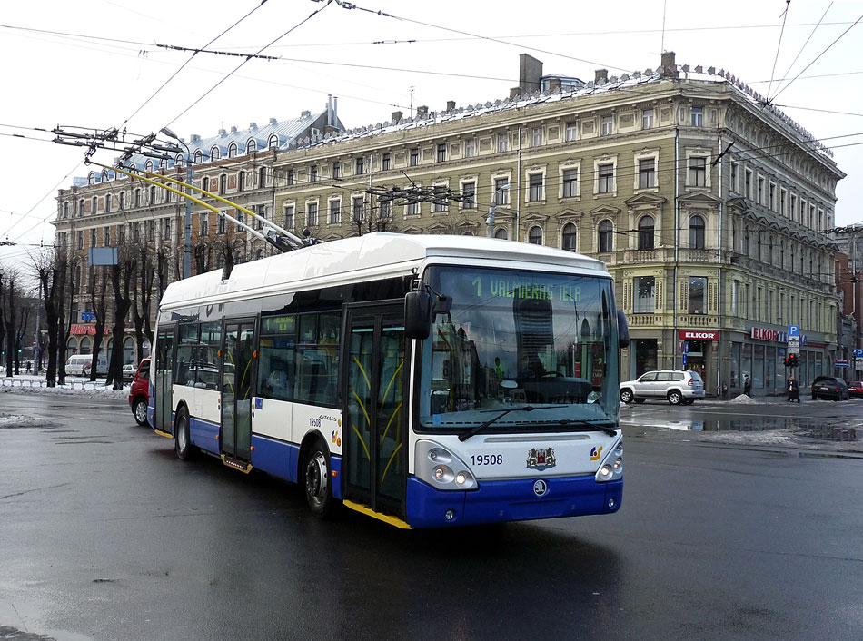 Рига, Škoda 24Tr Irisbus Citelis № 19508