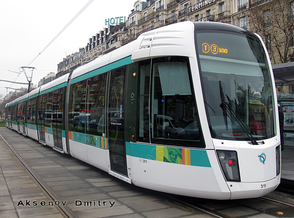 Париж -  Версаль -  Ивелин, Alstom Citadis 402 № 311