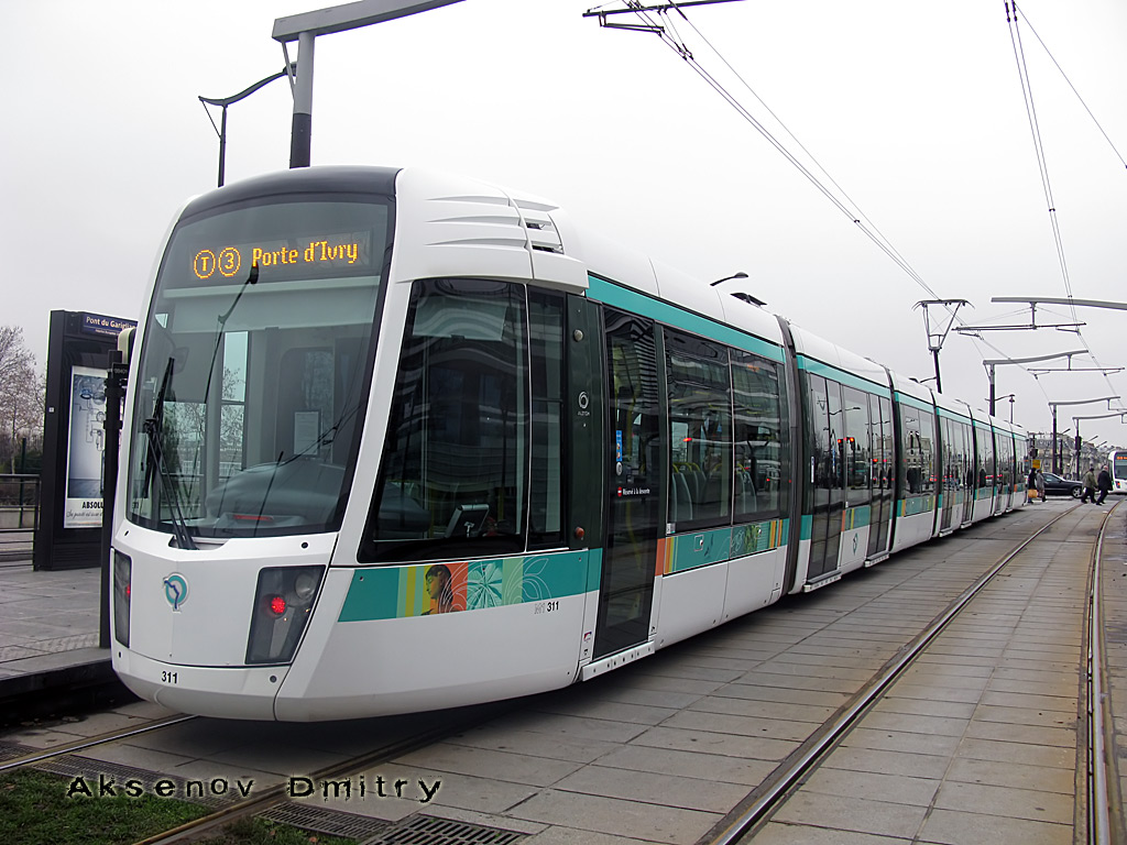 Париж -  Версаль -  Ивелин, Alstom Citadis 402 № 311