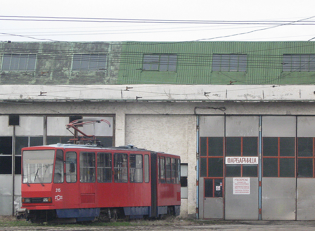 Белград, Tatra KT4YU-M № 315