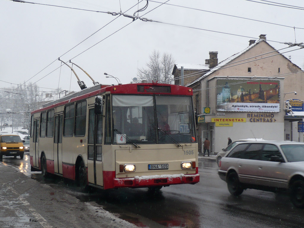 Вильнюс, Škoda 14Tr02/6 № 1505