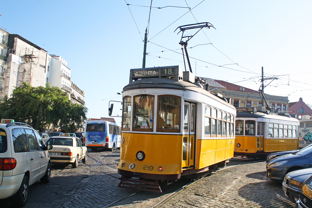 Лиссабонская агломерация, Carris 2-axle motorcar (Remodelado) № 573