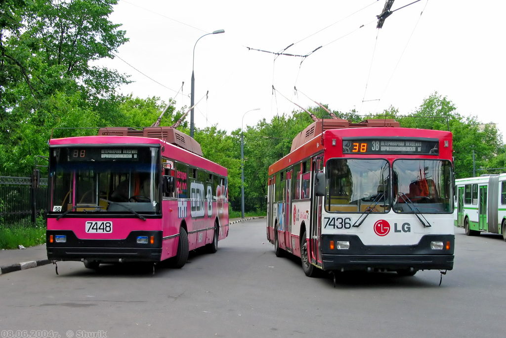 Москва, Тролза-5275.00 № 7448; Москва, Тролза-5275.00 № 7436