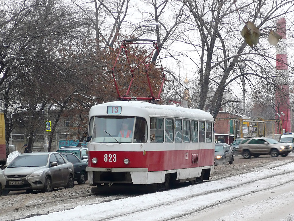 Самара, Tatra T3SU № 823