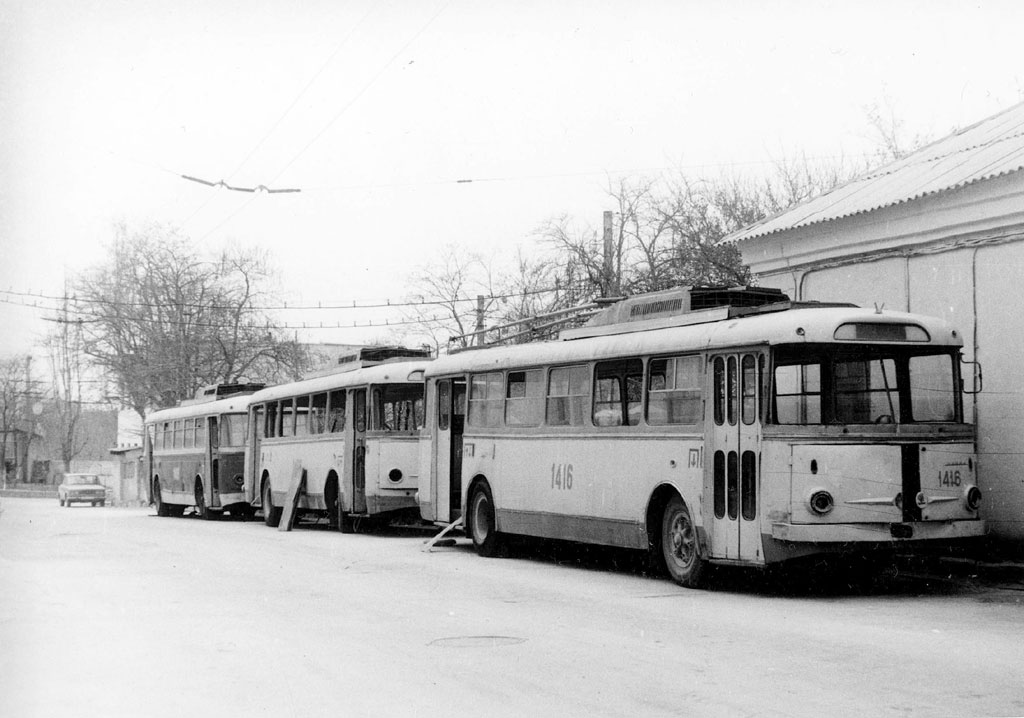 Севастополь, Škoda 9Tr12 № 1408; Севастополь, Škoda 9Tr12 № 1406; Севастополь, Škoda 9Tr14 № 1416