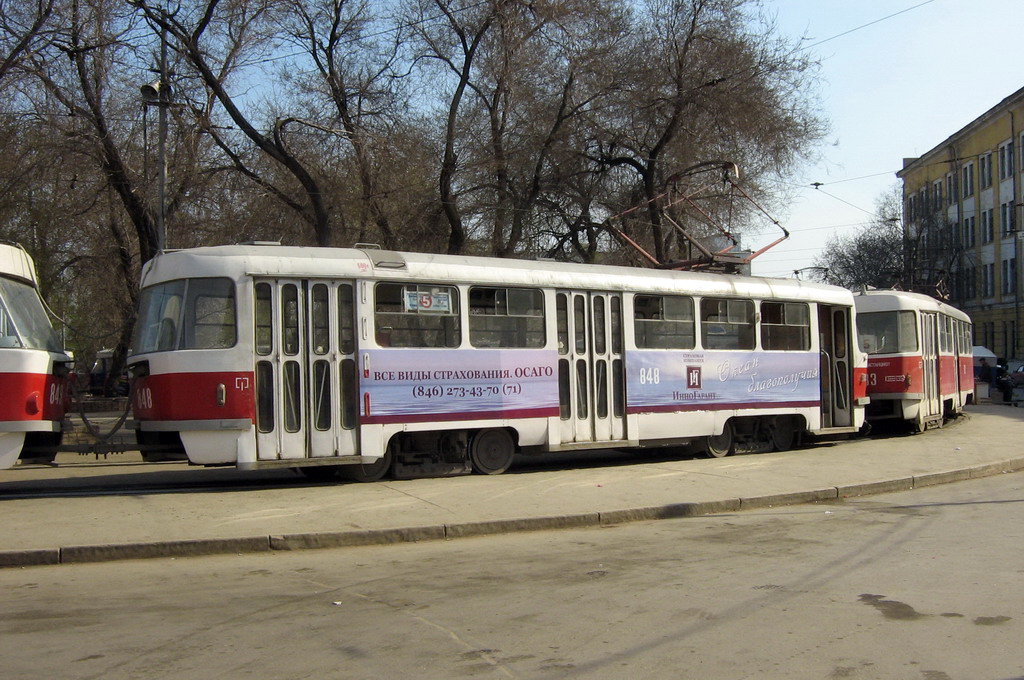 Самара, Tatra T3SU № 848; Самара — Конечные станции и кольца (трамвай)