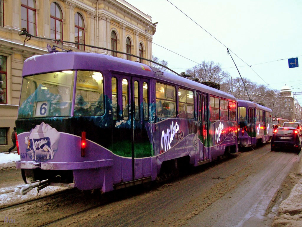 Рига, Tatra T3A № 51667