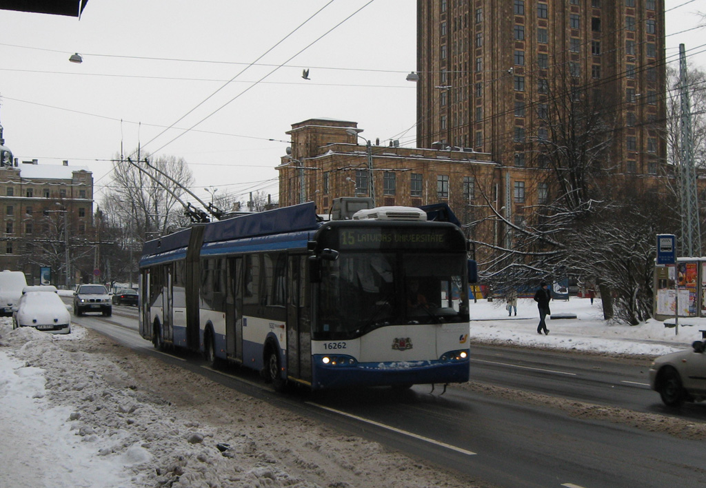 Рига, Solaris Trollino II 18 Ganz № 16262