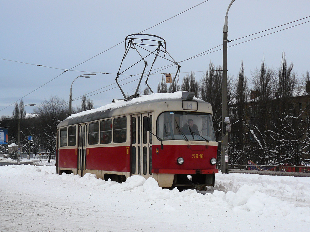 Киев, Tatra T3SU № 5918