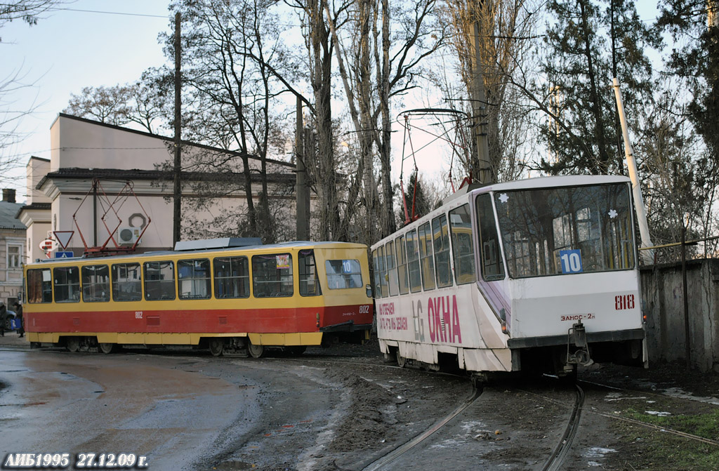 Ростов-на-Дону, Tatra T6B5SU № 802; Ростов-на-Дону, Tatra T6B5SU № 818