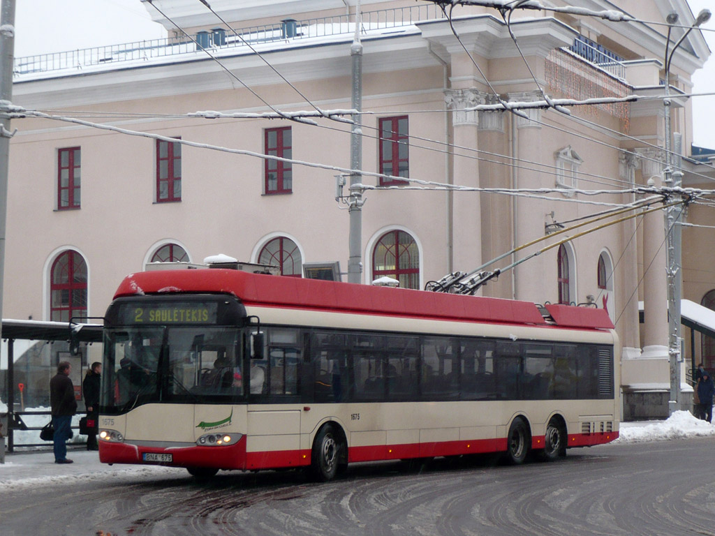 Vilnius, Solaris Trollino II 15 AC № 1675