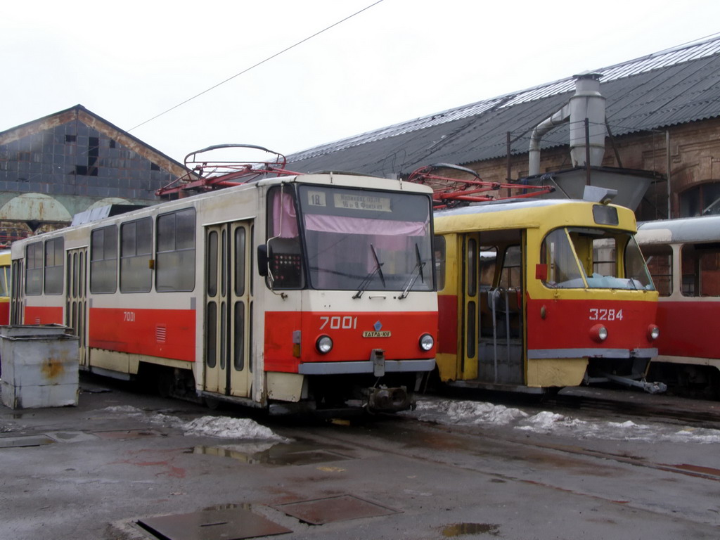 Одесса, Татра-Юг Т6Б5 № 7001