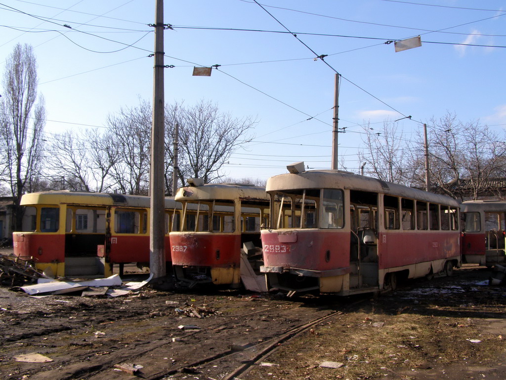 Одесса, Tatra T3SU (двухдверная) № 2993; Одесса — Трамвайное депо № 1 и ОРЗЭТ