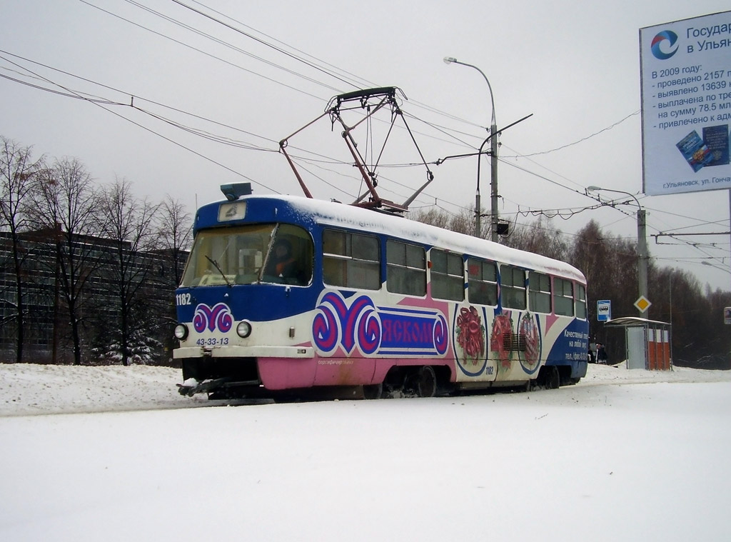 Ульяновск, Tatra T3SU № 1182
