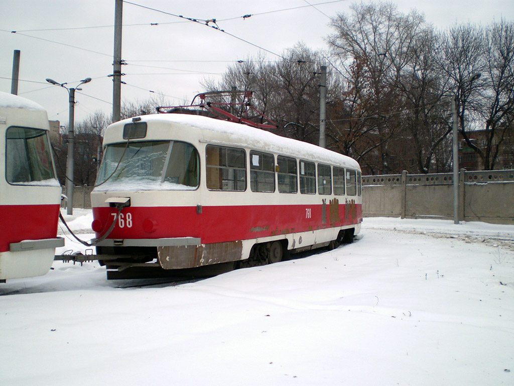 Самара, Tatra T3SU (двухдверная) № 768; Самара — Городское трамвайное депо