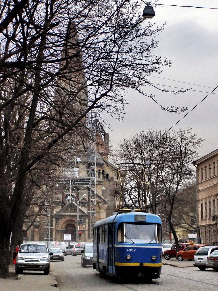 Одесса, Tatra T3R.P № 4052; Одесса — Трамвайные линии: Центр → Слободка