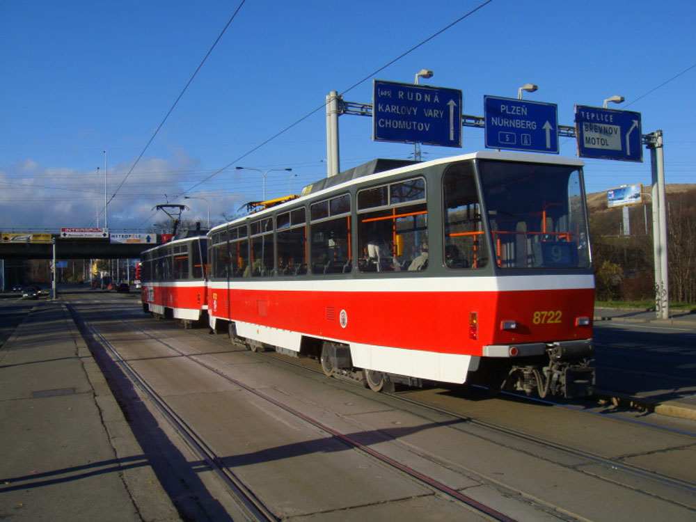 Прага, Tatra T6A5 № 8722