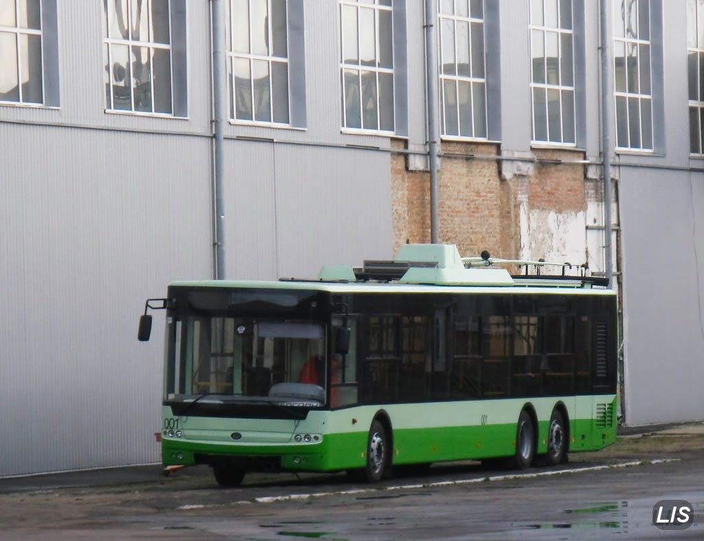 Kyjiw, Bogdan T80110 Nr. 001; Luzk — New Bogdan trolleybuses