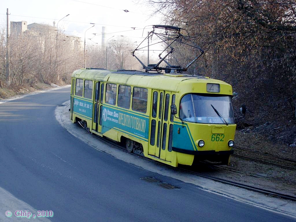 Каменское, Tatra T3SU № 662