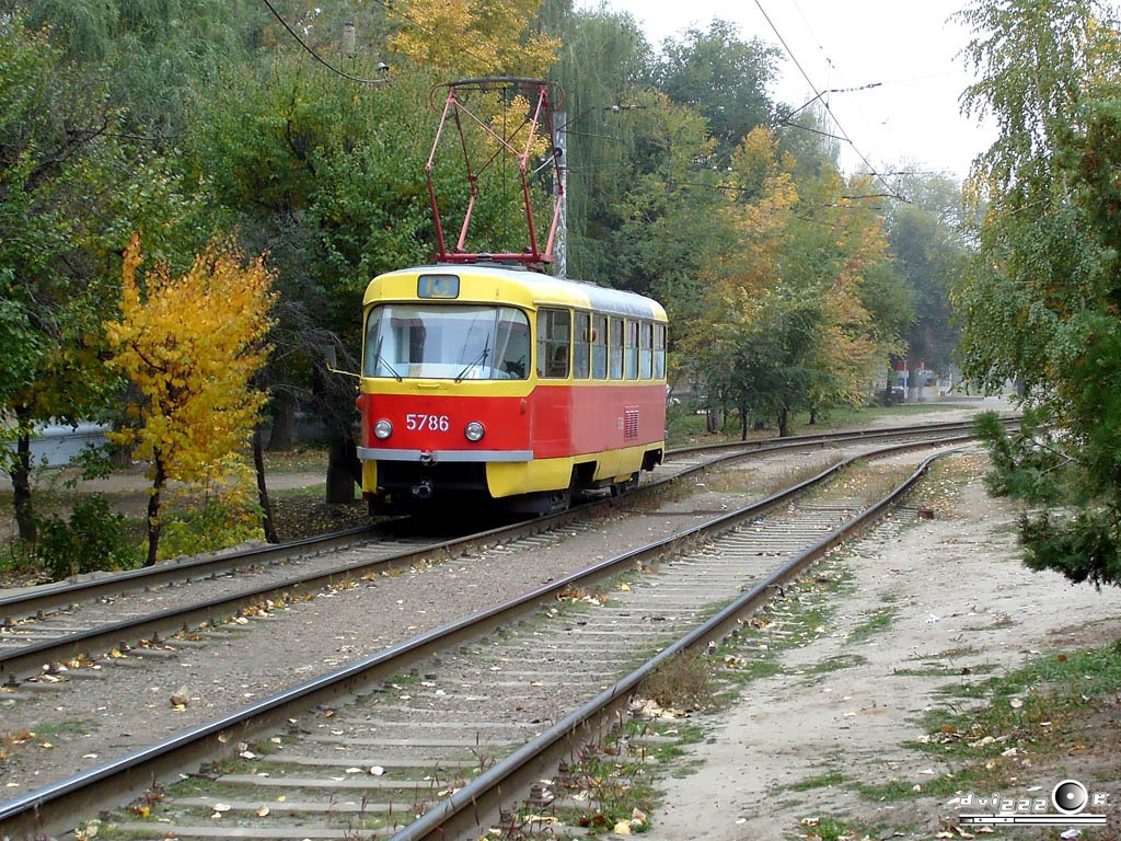 Волгоград, Tatra T3SU (двухдверная) № 5786