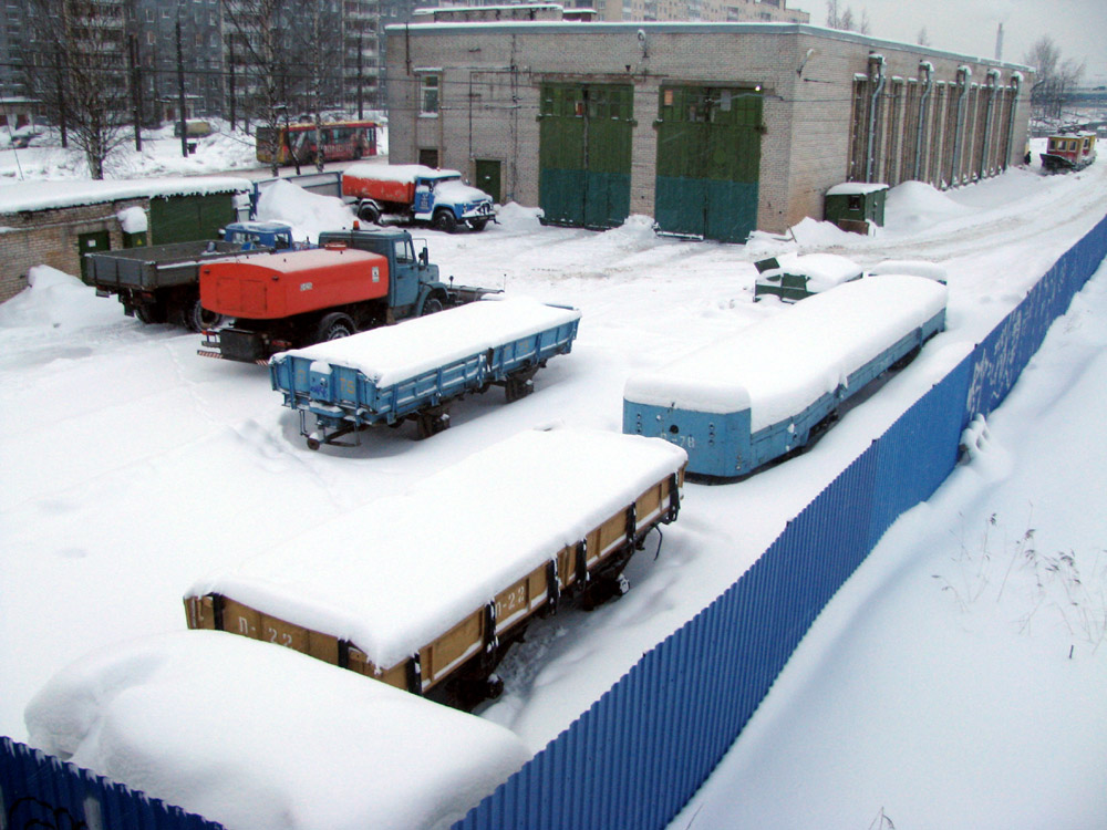 Санкт-Петербург, ГП-10 № П-22; Санкт-Петербург, ЛПГ-33 № П-78; Санкт-Петербург, ГП-10 № П-75; Санкт-Петербург — ПТО и дистанции пути
