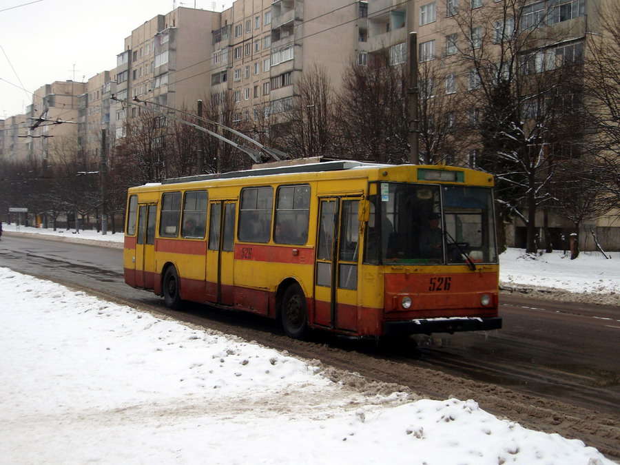 Львов, Škoda 14Tr02/6 № 526