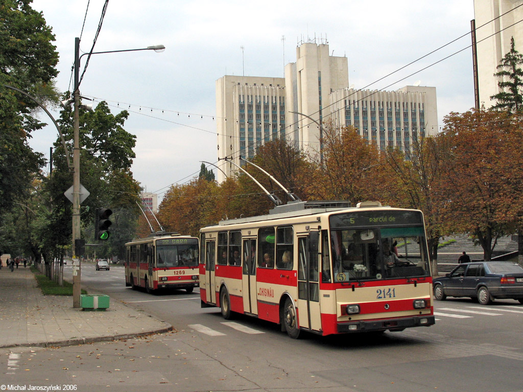Кишинёв, Škoda 14TrDT/6M № 2141