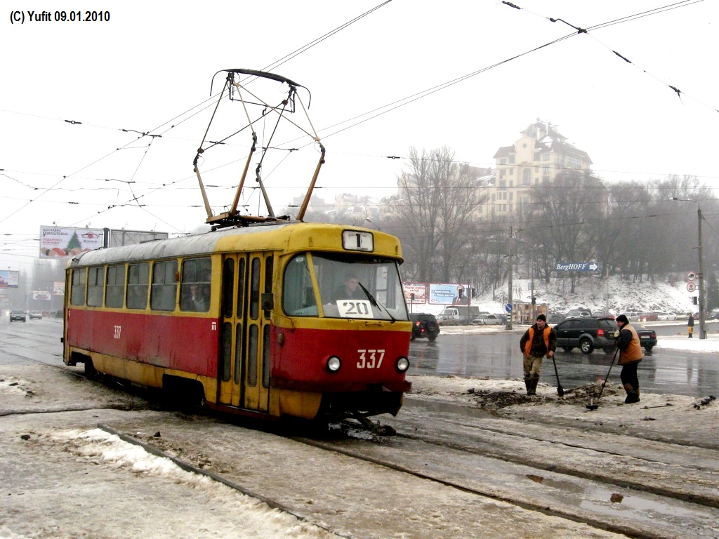 Харьков, Tatra T3SU (2-door) № 337 Харьков, Tatra T3SU (2-door) № 337