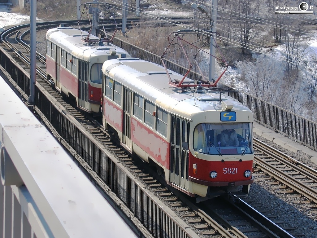 Volgograd, Tatra T3SU # 5821; Volgograd, Tatra T3SU # 5822