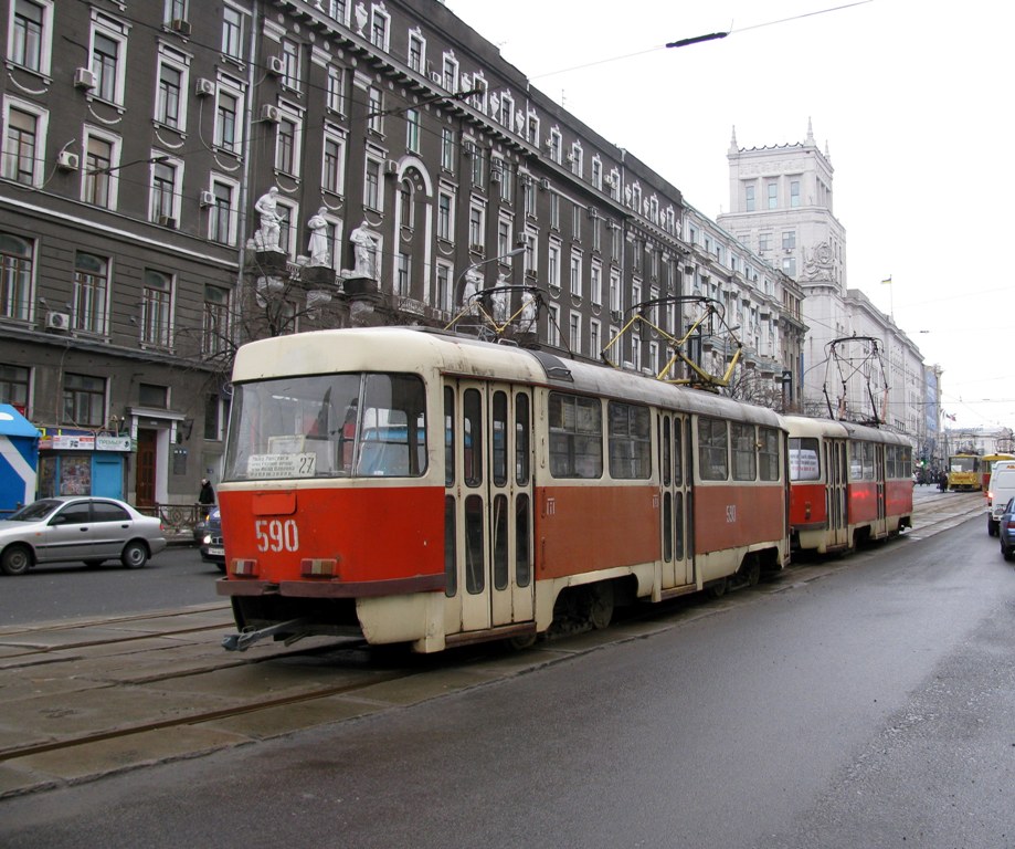 Харьков, Tatra T3SU № 590 Харьков, Tatra T3SU № 590