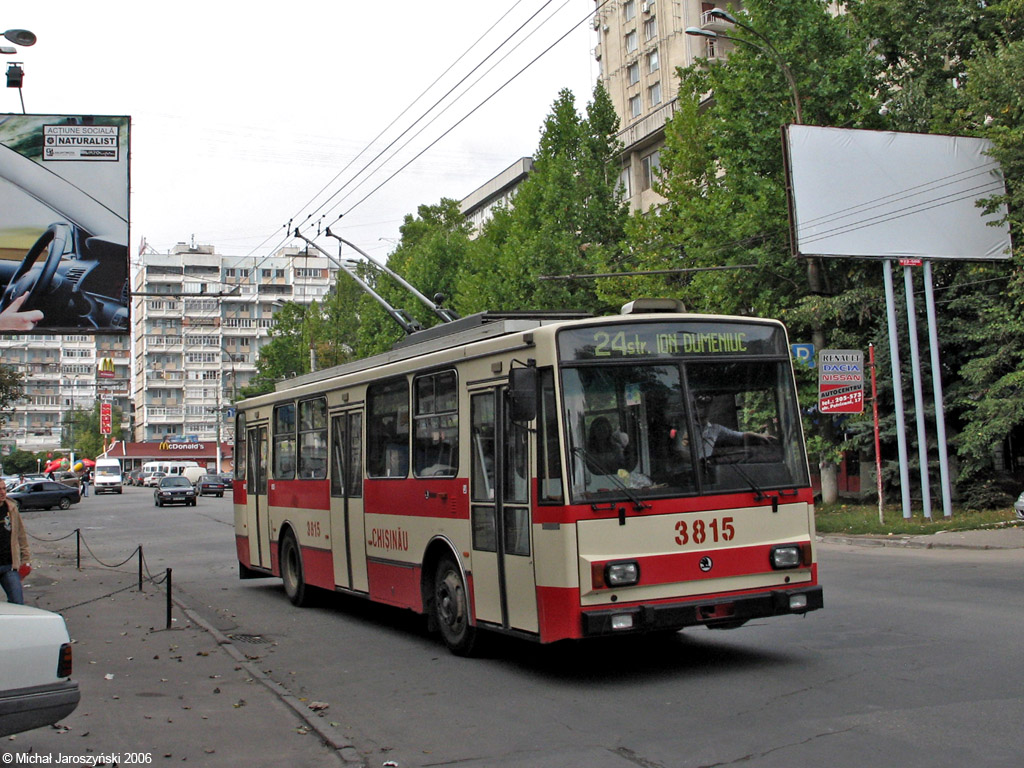 Chișinău, Škoda 14TrDT/6M Nr. 3815