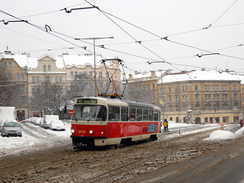 Прага, Tatra T3R.P № 8312