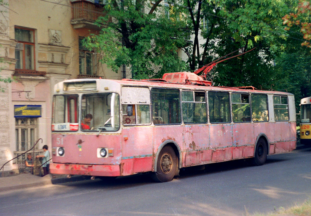Тверь, ЗиУ-682В № 51; Тверь — Служебные троллейбусные линии; Тверь — Тверской троллейбус в начале 2000-х гг. (2002 — 2006 гг.)