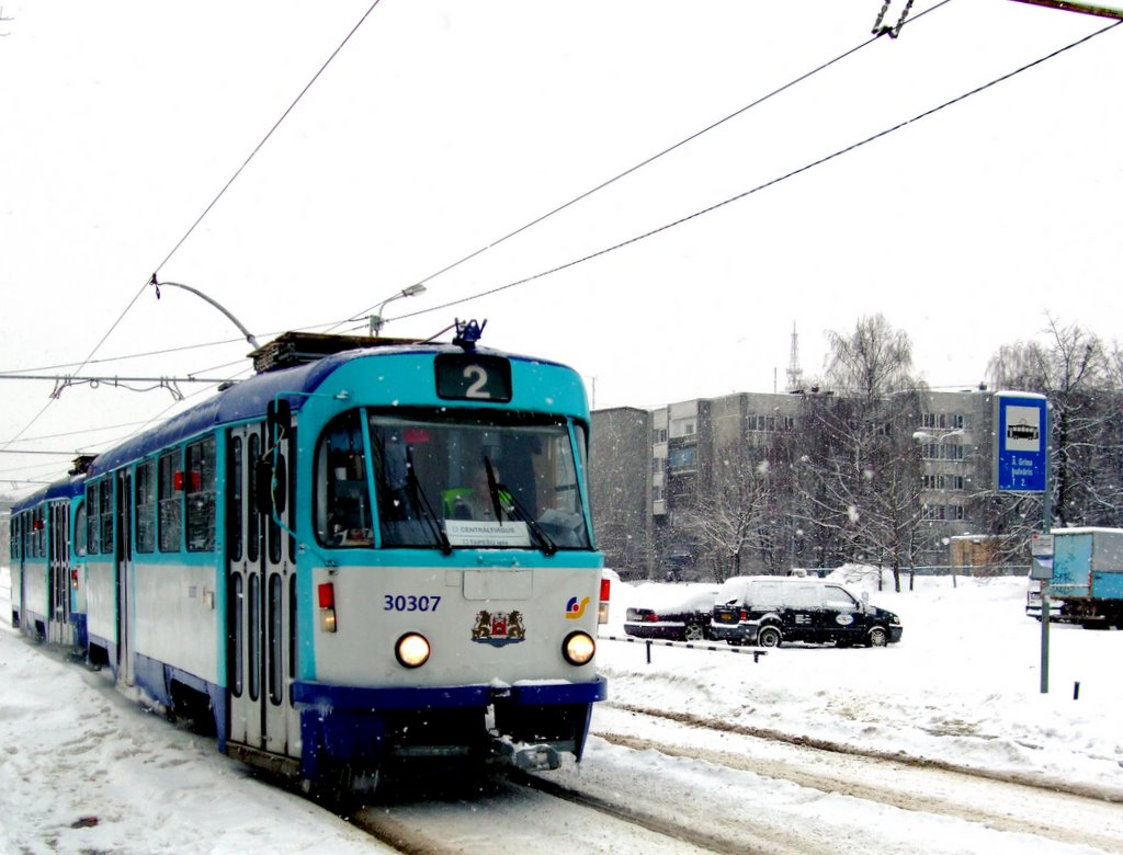 Рига, Tatra T3A № 30307