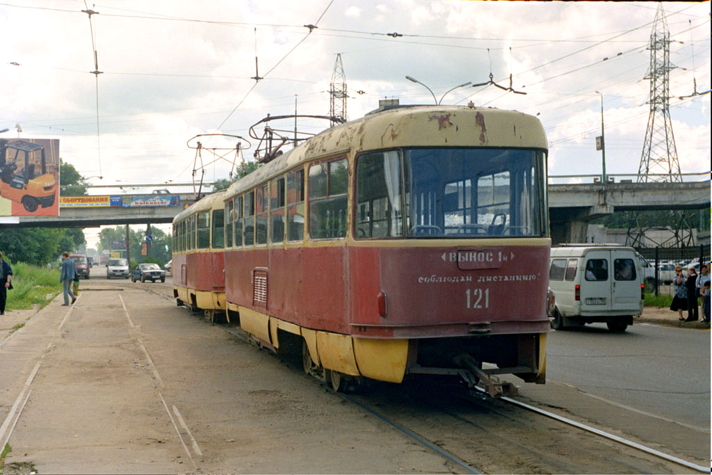 Тверь, Tatra T3SU № 121; Тверь — Тверской трамвай в начале 2000-х гг. (2002 — 2006 гг.)