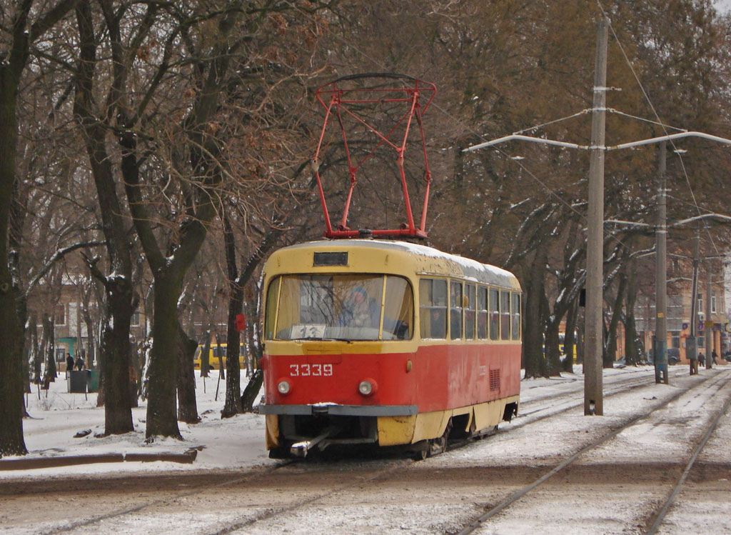 Одесса, Tatra T3SU (двухдверная) № 3339