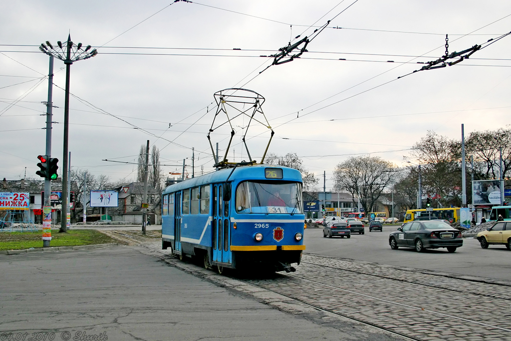 Одесса, Tatra T3R.P № 2965