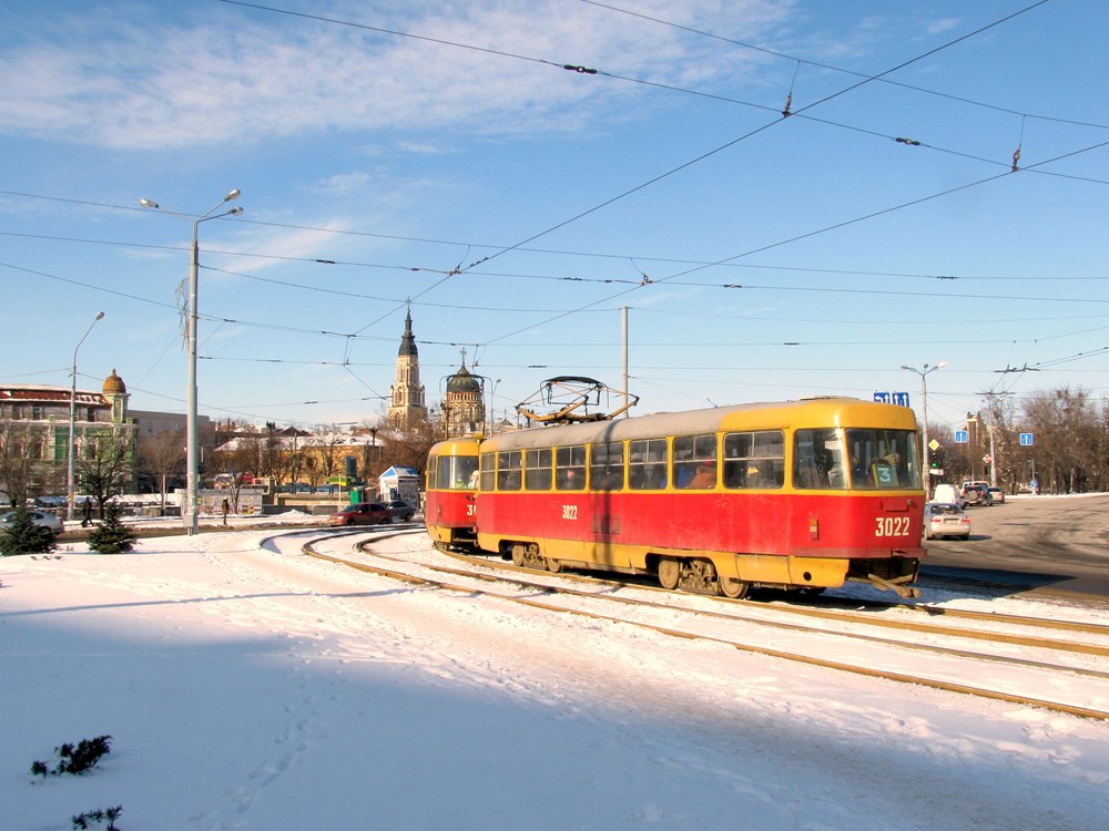 Харьков, Tatra T3SU № 3022