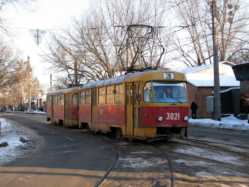 Харьков, Tatra T3SU № 3021