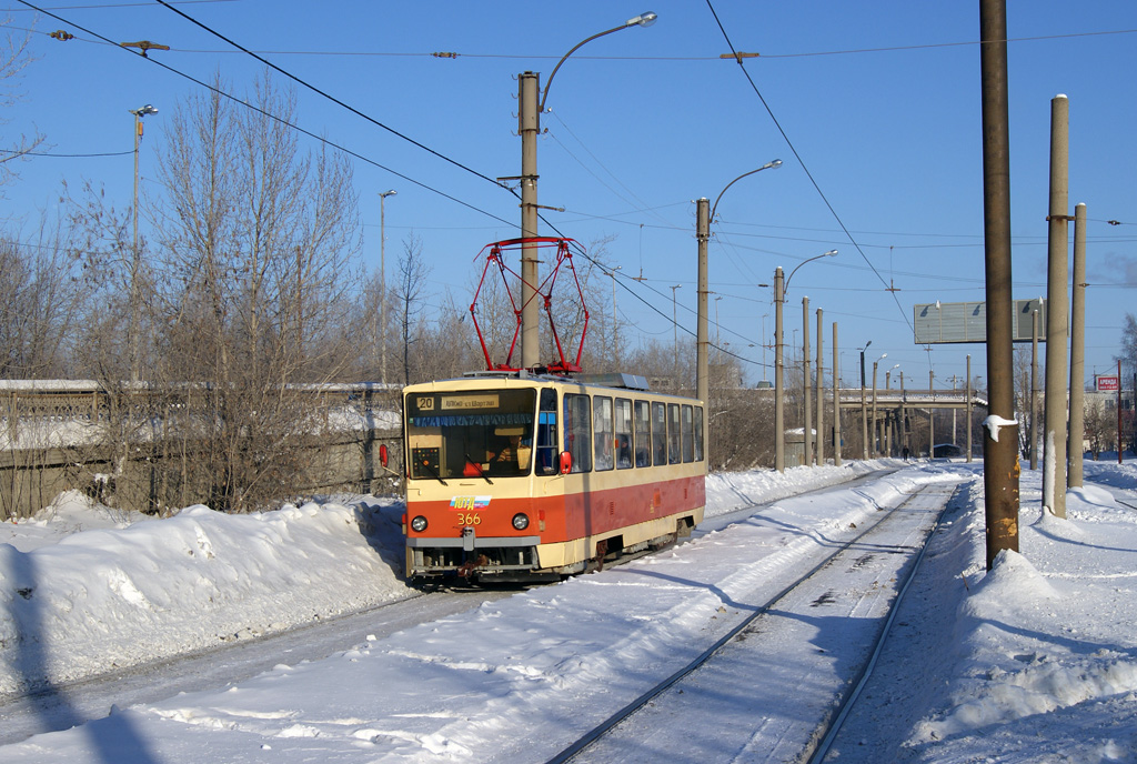 Екатеринбург, Tatra T6B5SU № 366