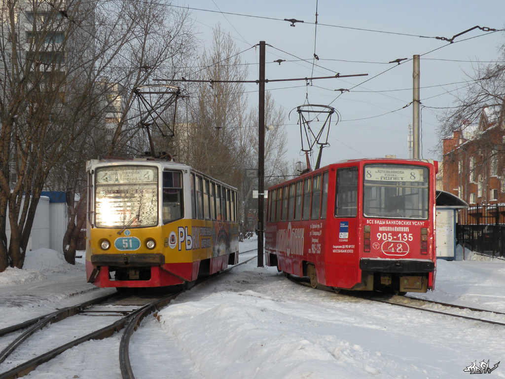 Омск, 71-608КМ № 48; Омск, 71-608КМ № 51