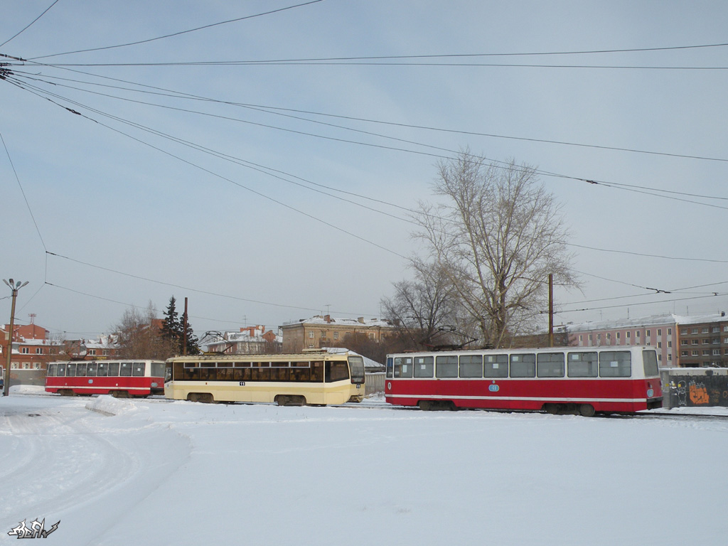 Омск, 71-619К № 11; Омск, 71-605А № 41; Омск — Конечные станции и разворотные кольца