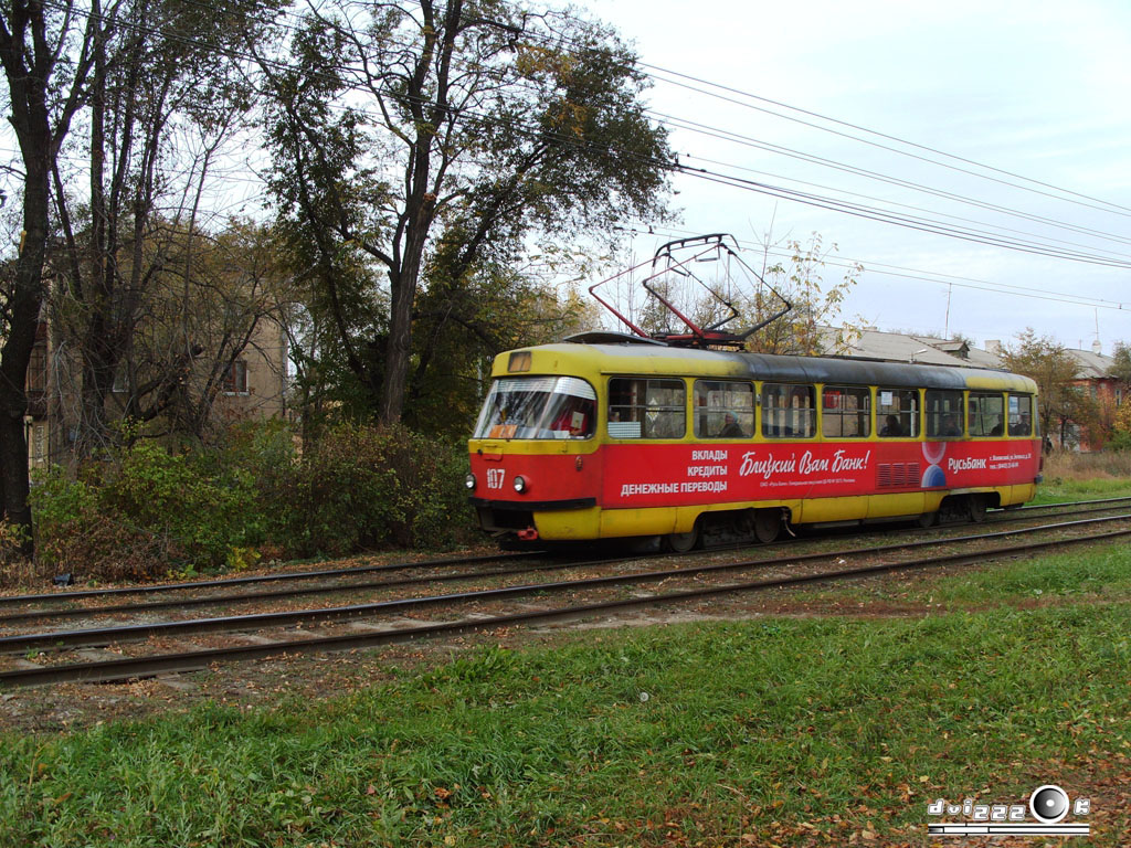 Волжский, Tatra T3SU № 107