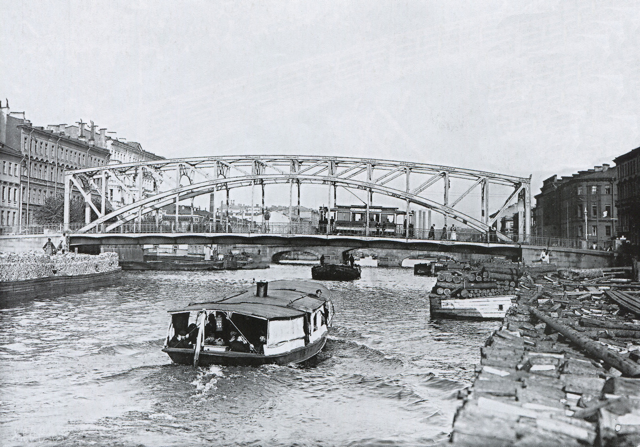 Санкт-Петербург — Исторические фотографии трамвайной инфраструктуры; Санкт-Петербург — Мосты