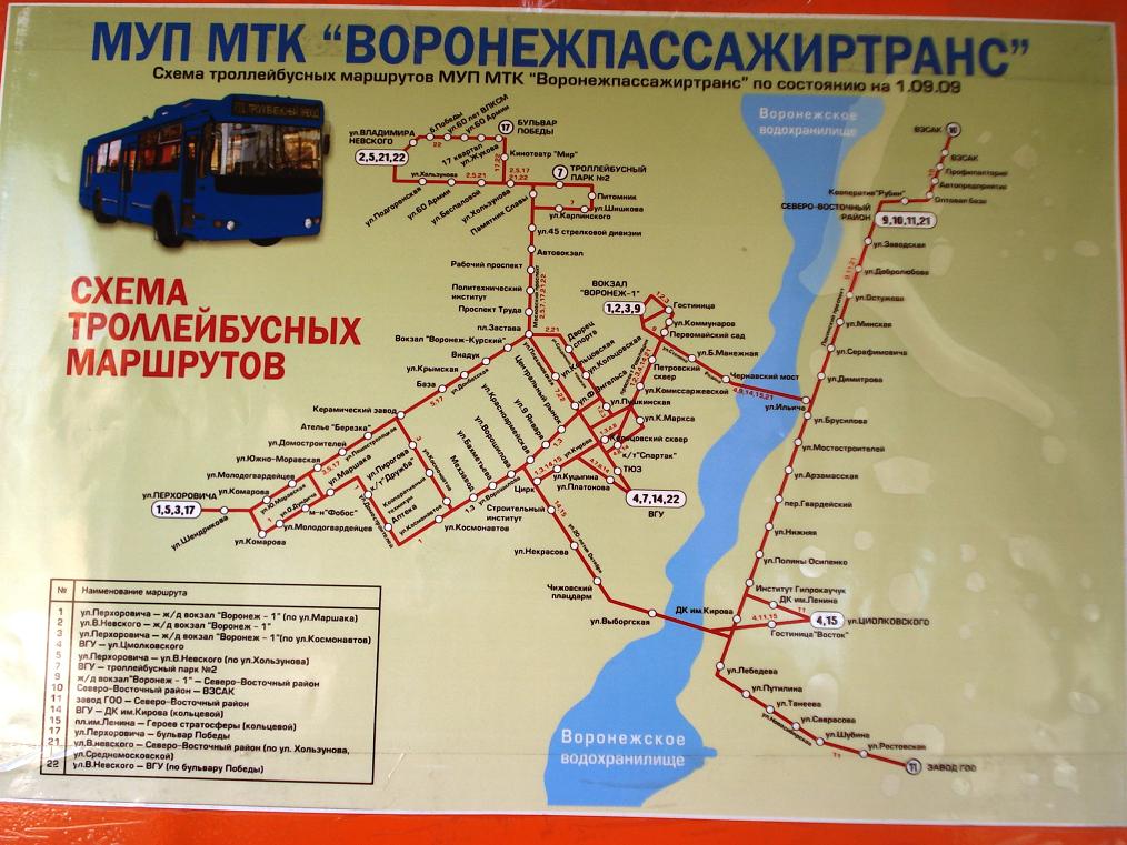 Воронеж — Схемы