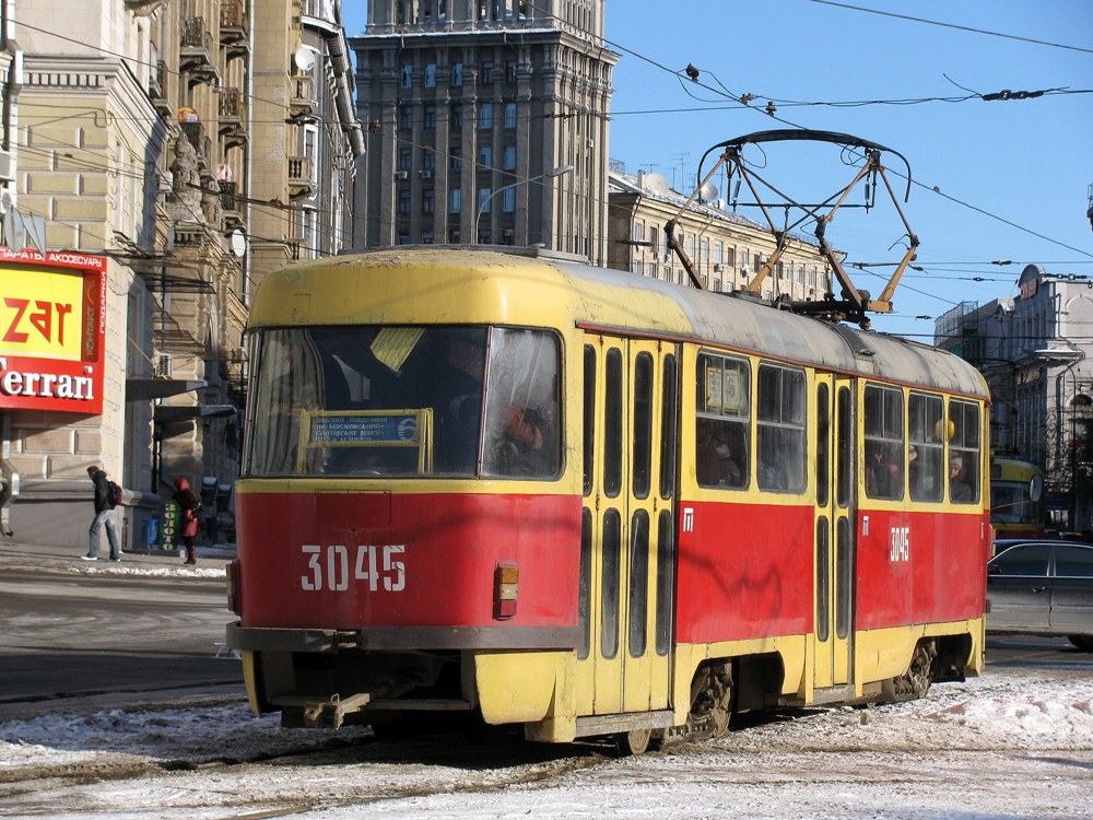 Харьков, Tatra T3SU № 3045