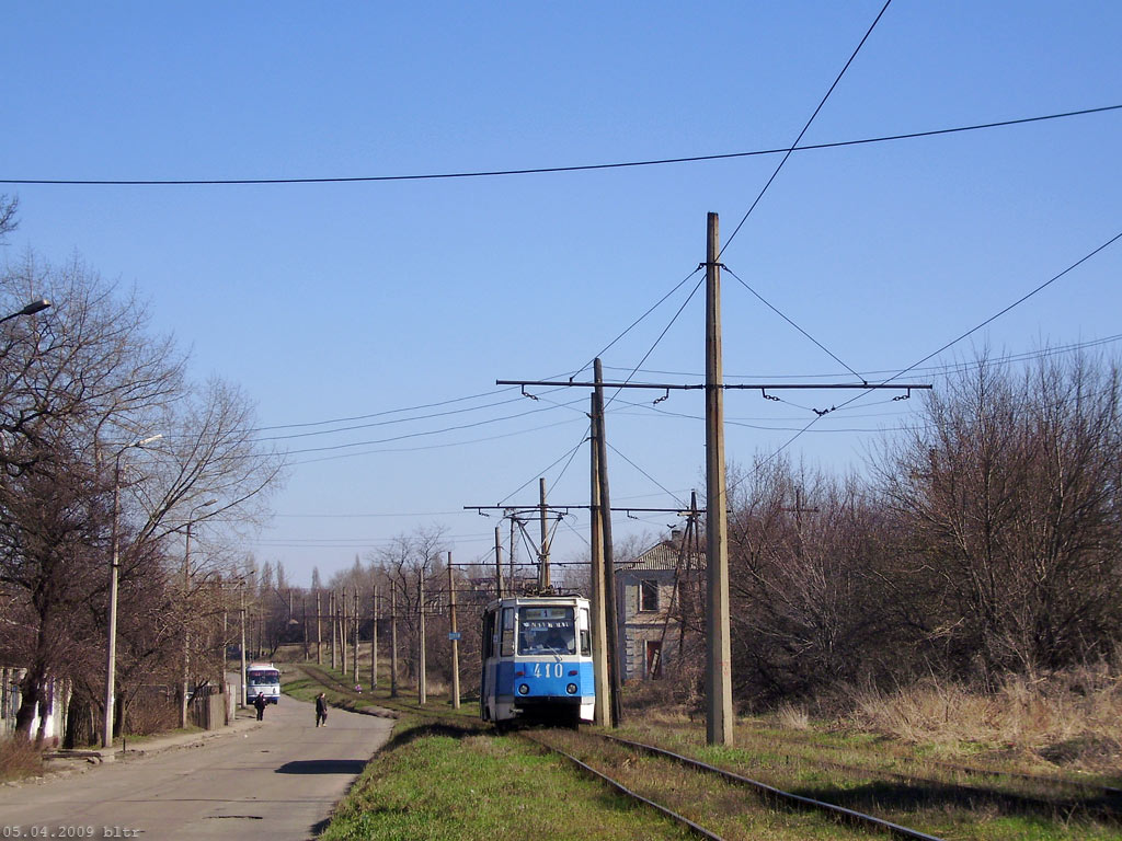 Горловка, 71-605 (КТМ-5М3) № 410; Горловка — Трамвайные линии