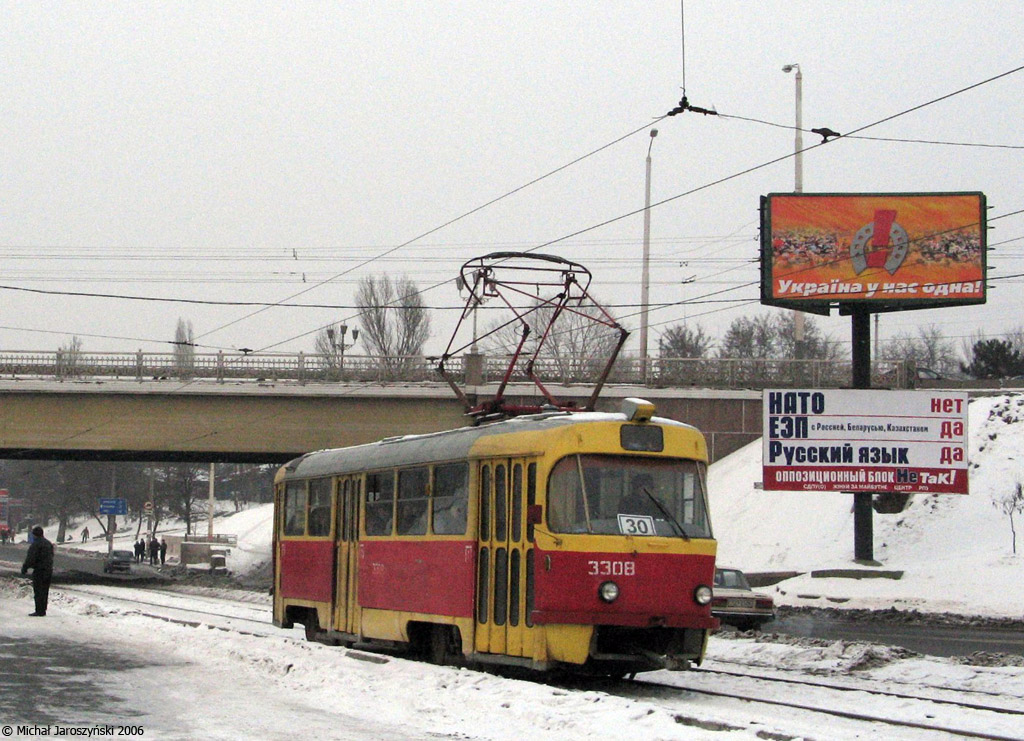 Одесса, Tatra T3SU № 3308