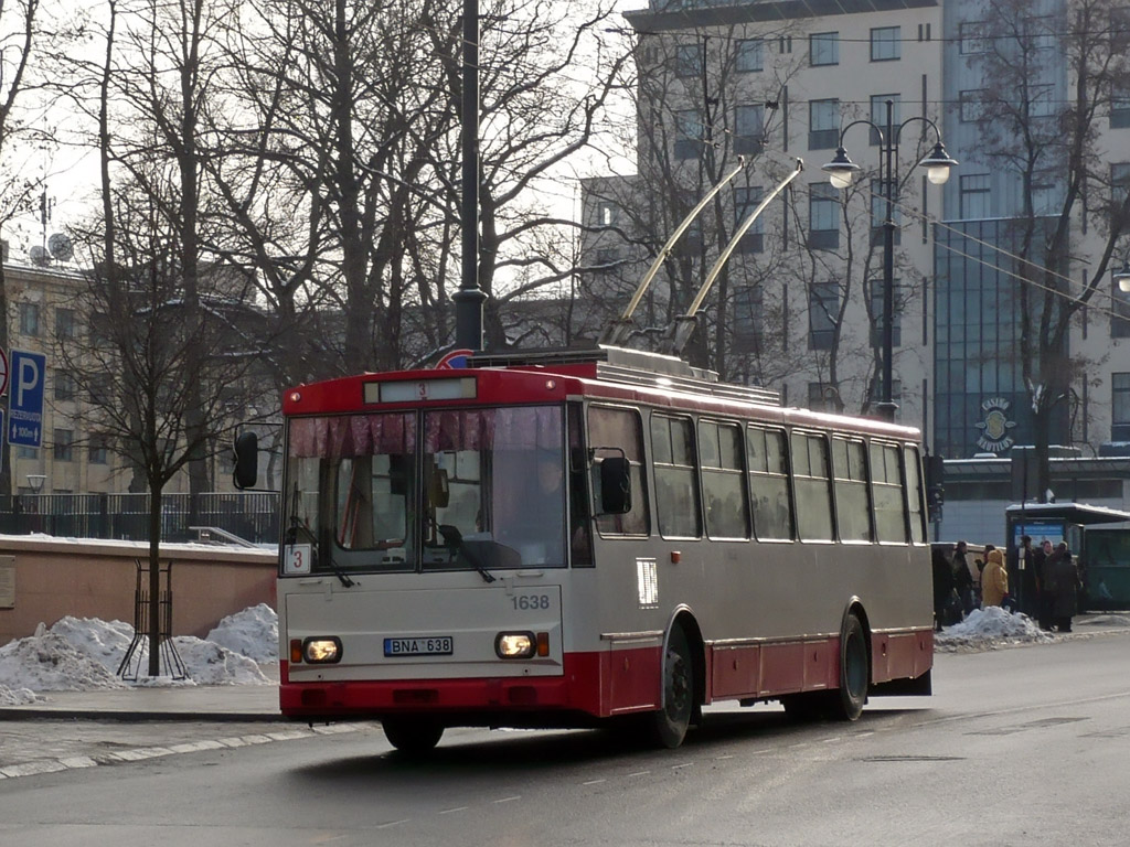 Вильнюс, Škoda 14Tr13/6 № 1638